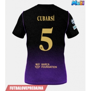 Lacne Muži Futbalové dres Barcelona Pau Cubarsi #5 2026-27 Krátky Rukáv - Preč
